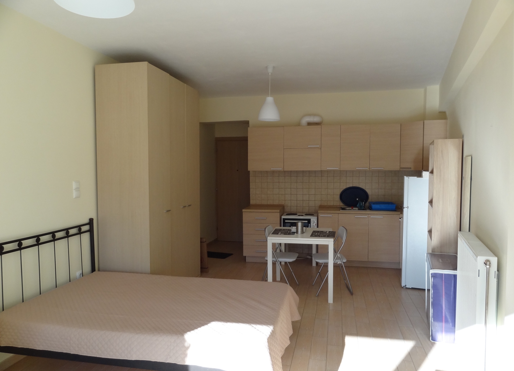 For rent studio of 30 sq.m. 3rd floor, built in 2008, in the area of Karavatia in Ioannina.