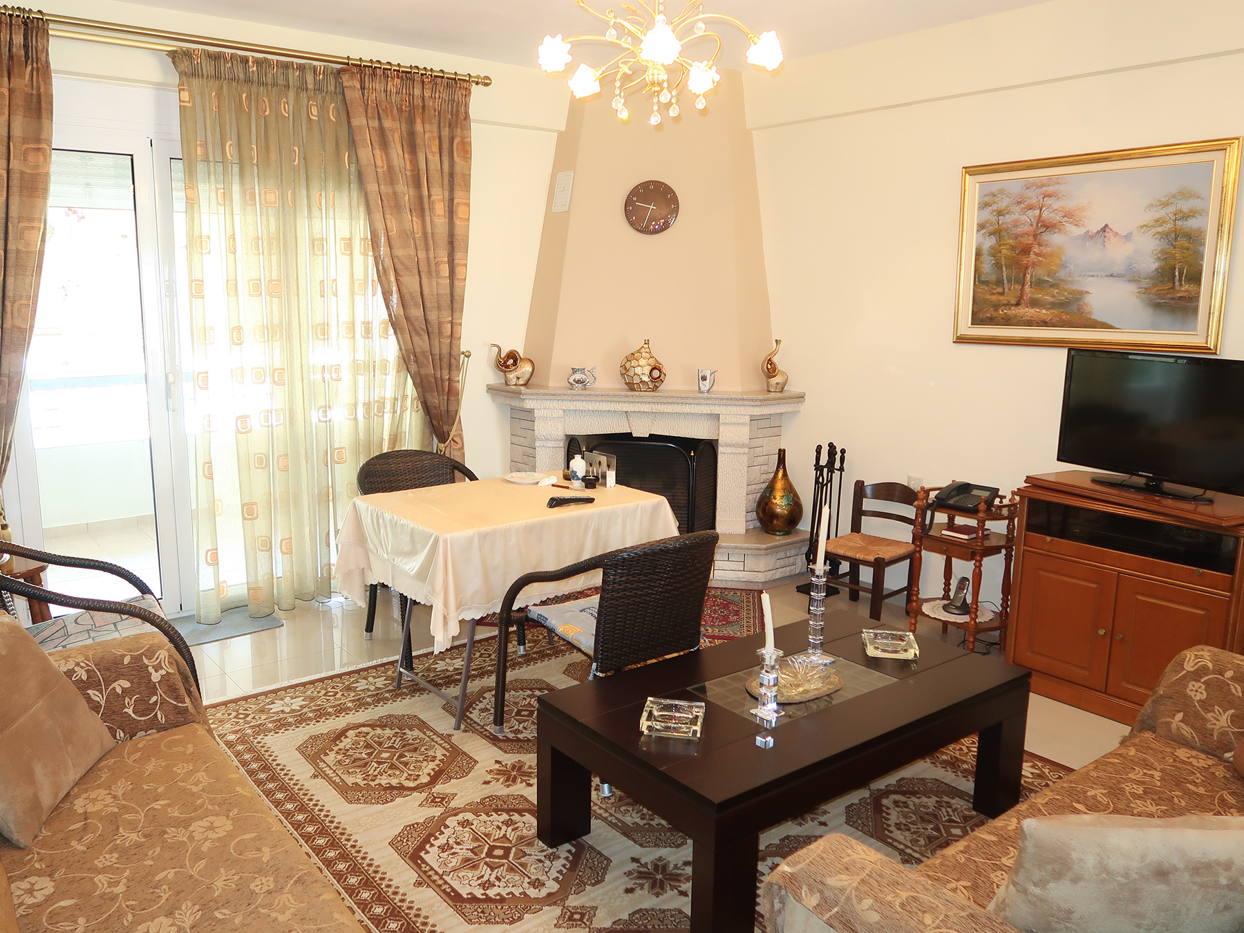 For sale bright two bedroom apartment 90 sq.m. of 2009 1st floor in Nea Zoi, Ioannina