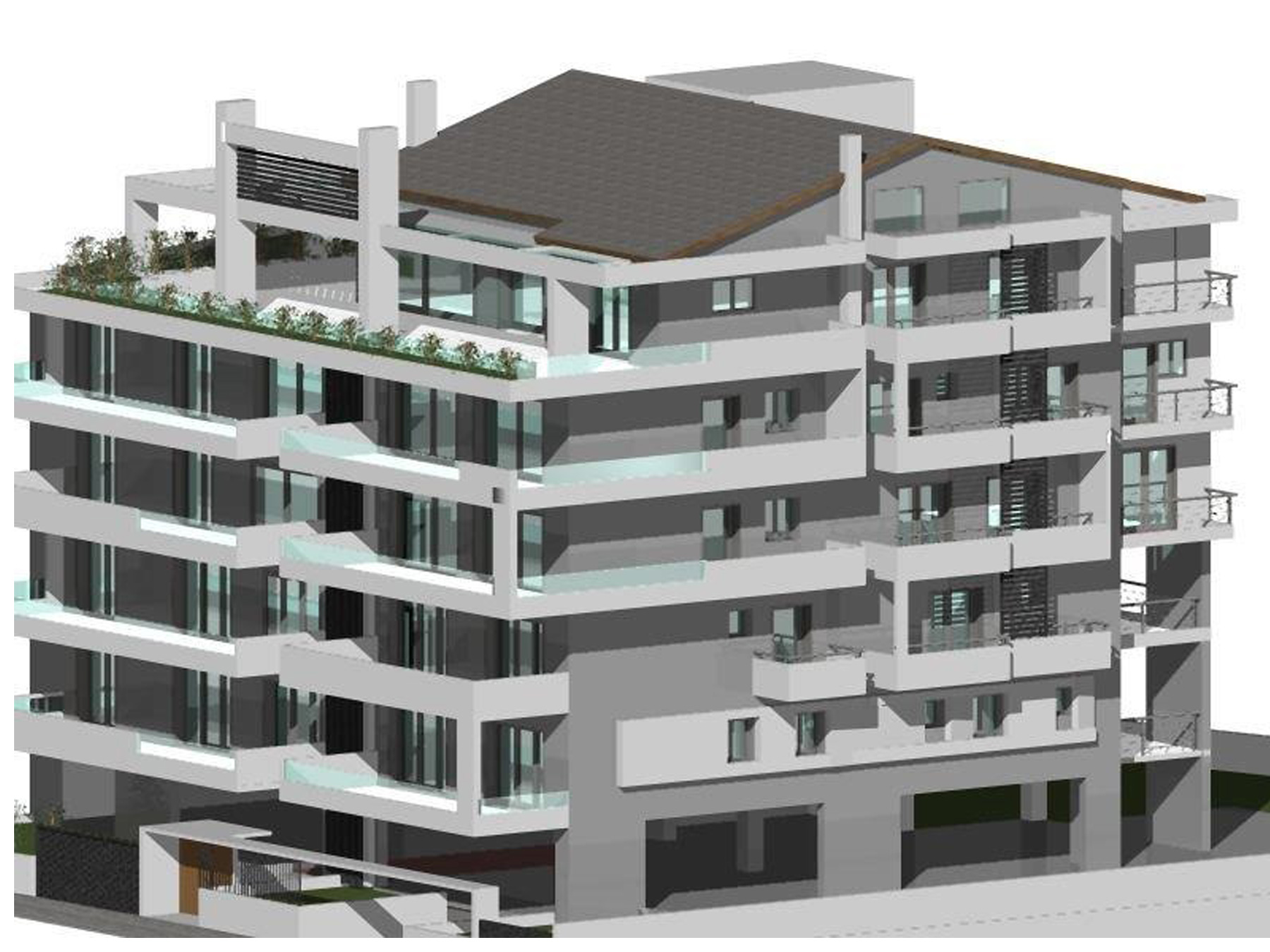 For sale under construction 3 bedroom apartment 117 sq.m. 4th floor with parking and storage in the center of Ioannina