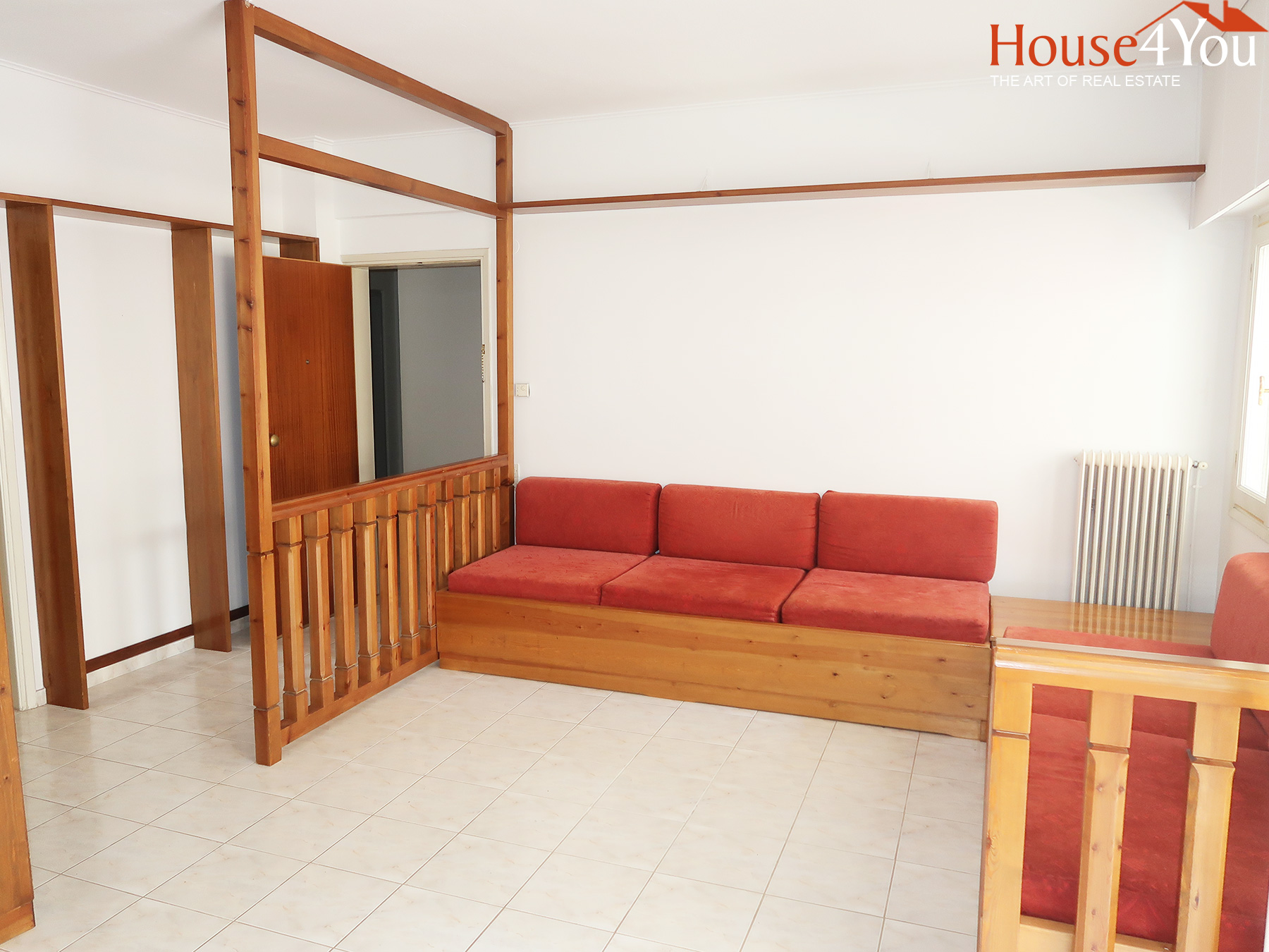 For sale 1 bedroom apartment 55sqm. 1st floor with parking near Platanos in the center of Ioannina 