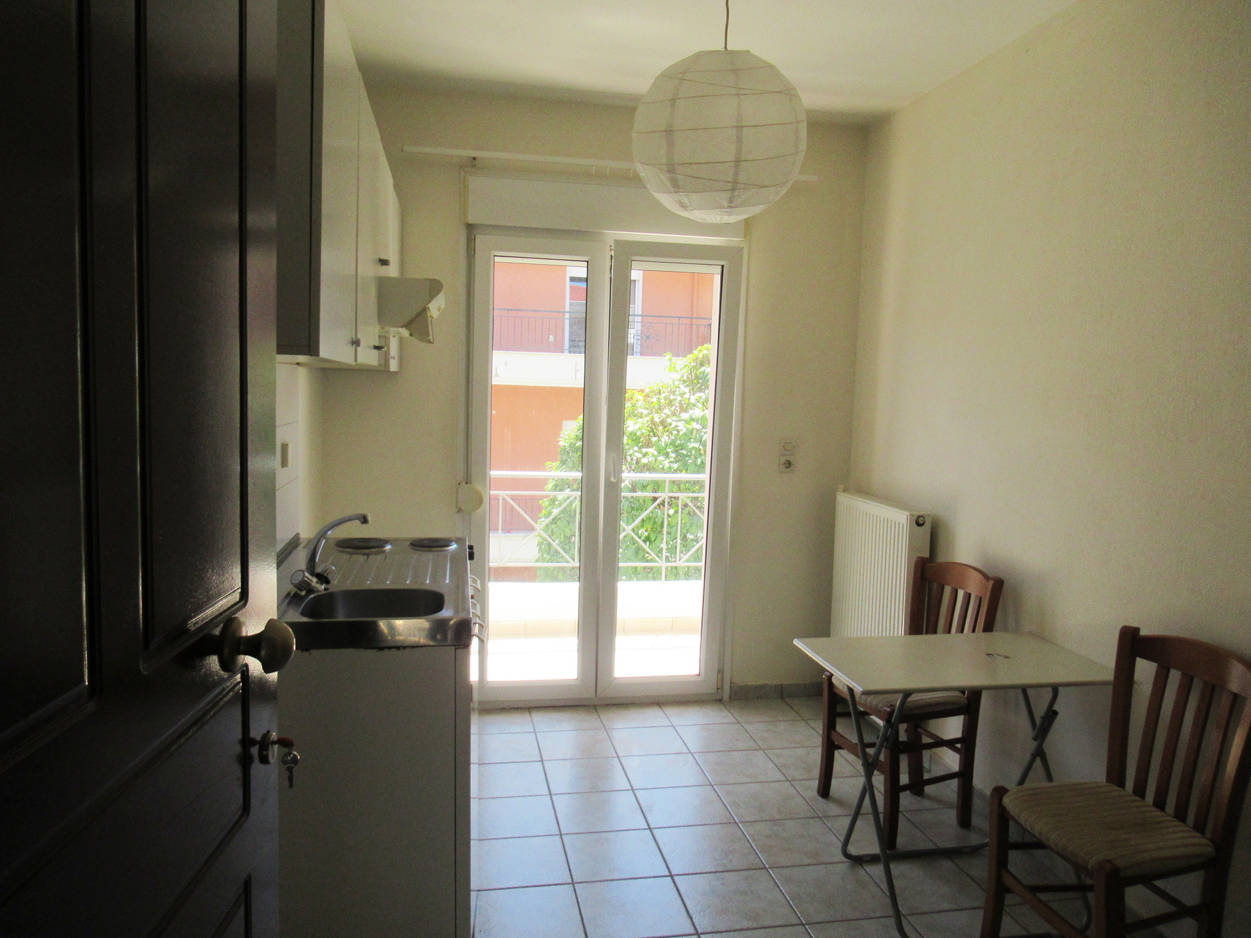 For rent furnished one bedroom studio of 30 sq.m. on the 1st floor in Anatoli in Ioannina