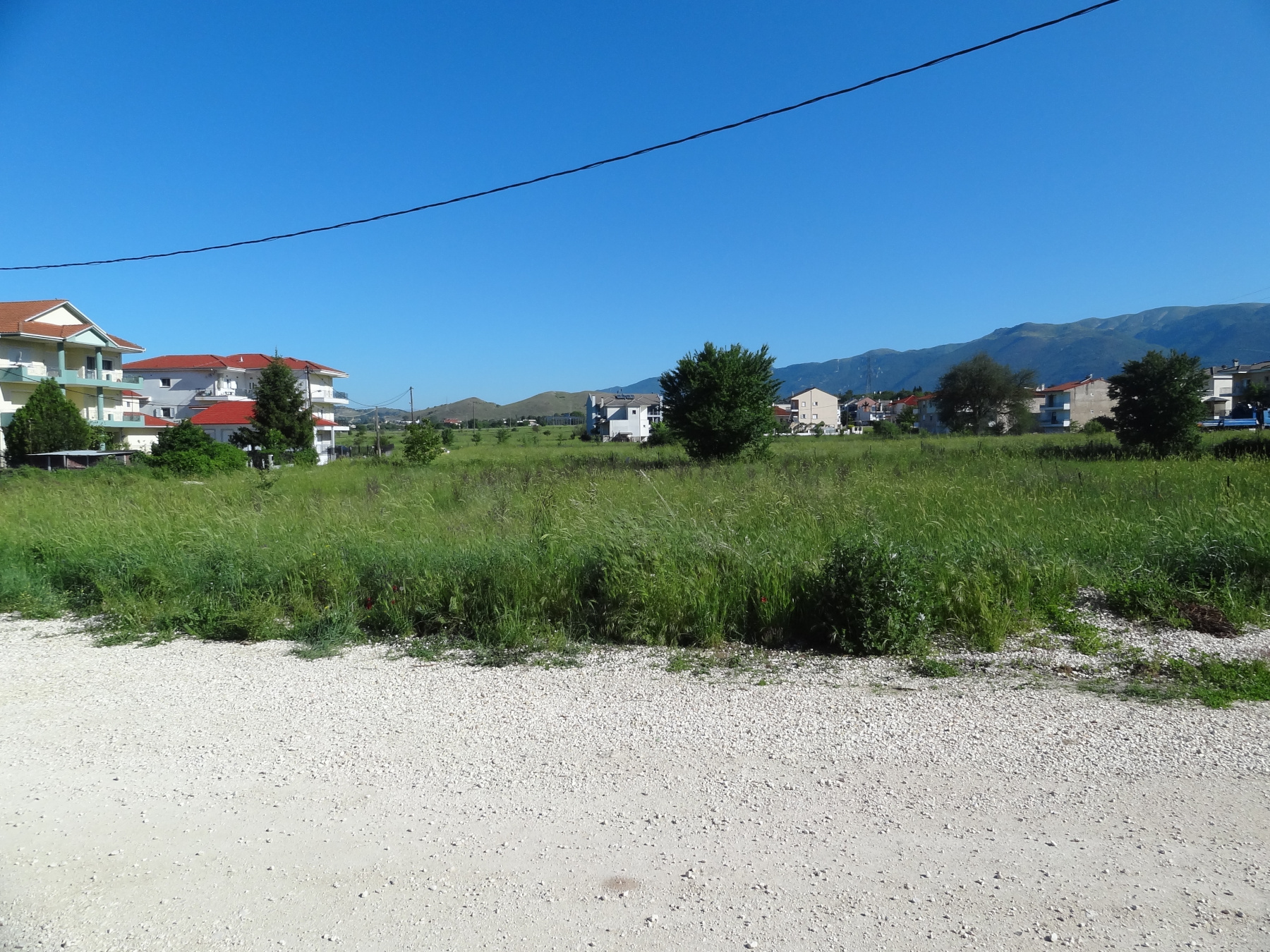 For sale corner plot of 1169 sq.m. with Building Factor 0.5 in Kardamitsia, Ioannina on 25th of March Street