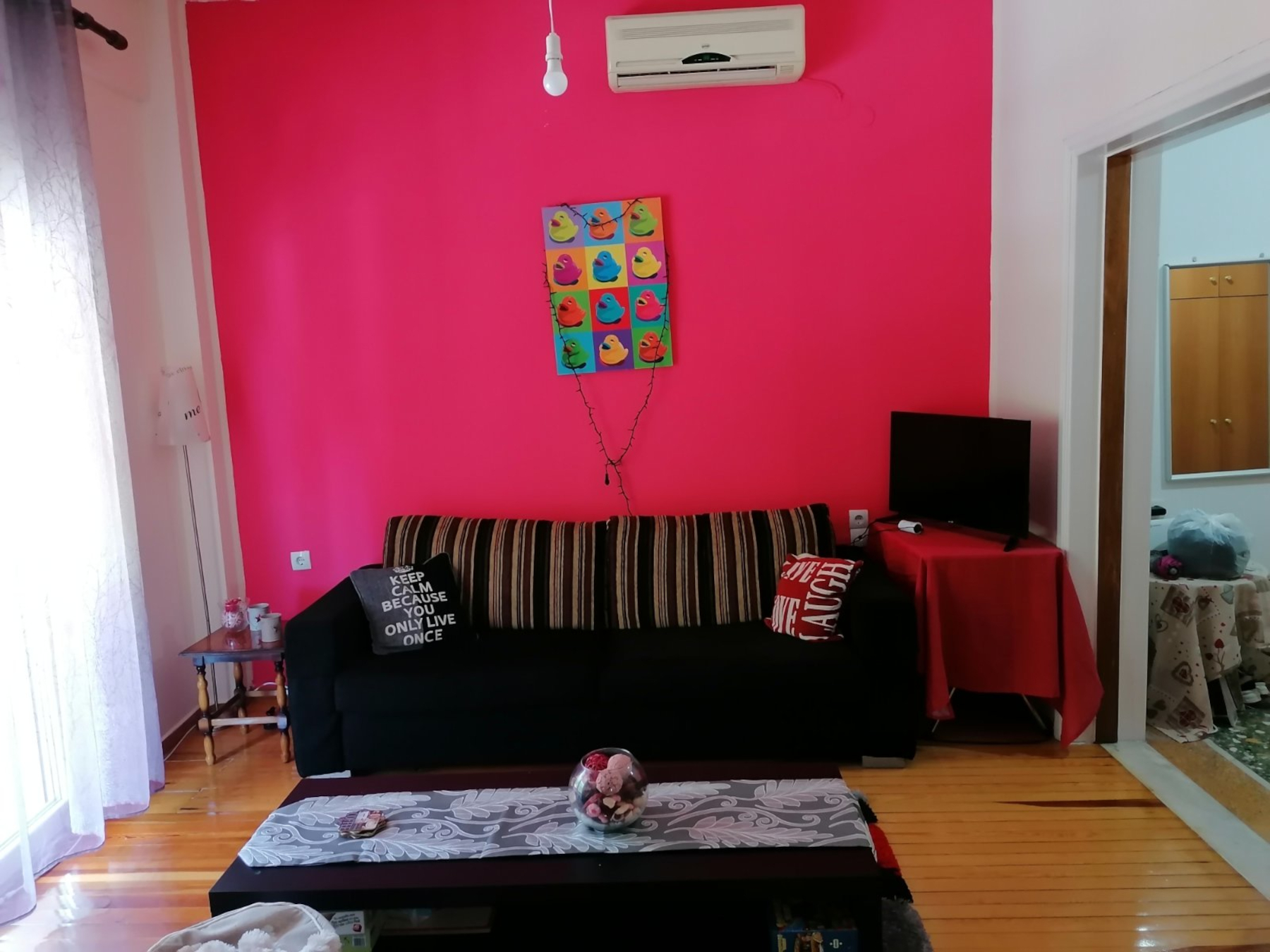 For rent 1 bedroom apartment , 45 sq.m. 1st floor near the Metropolis in Ioannina