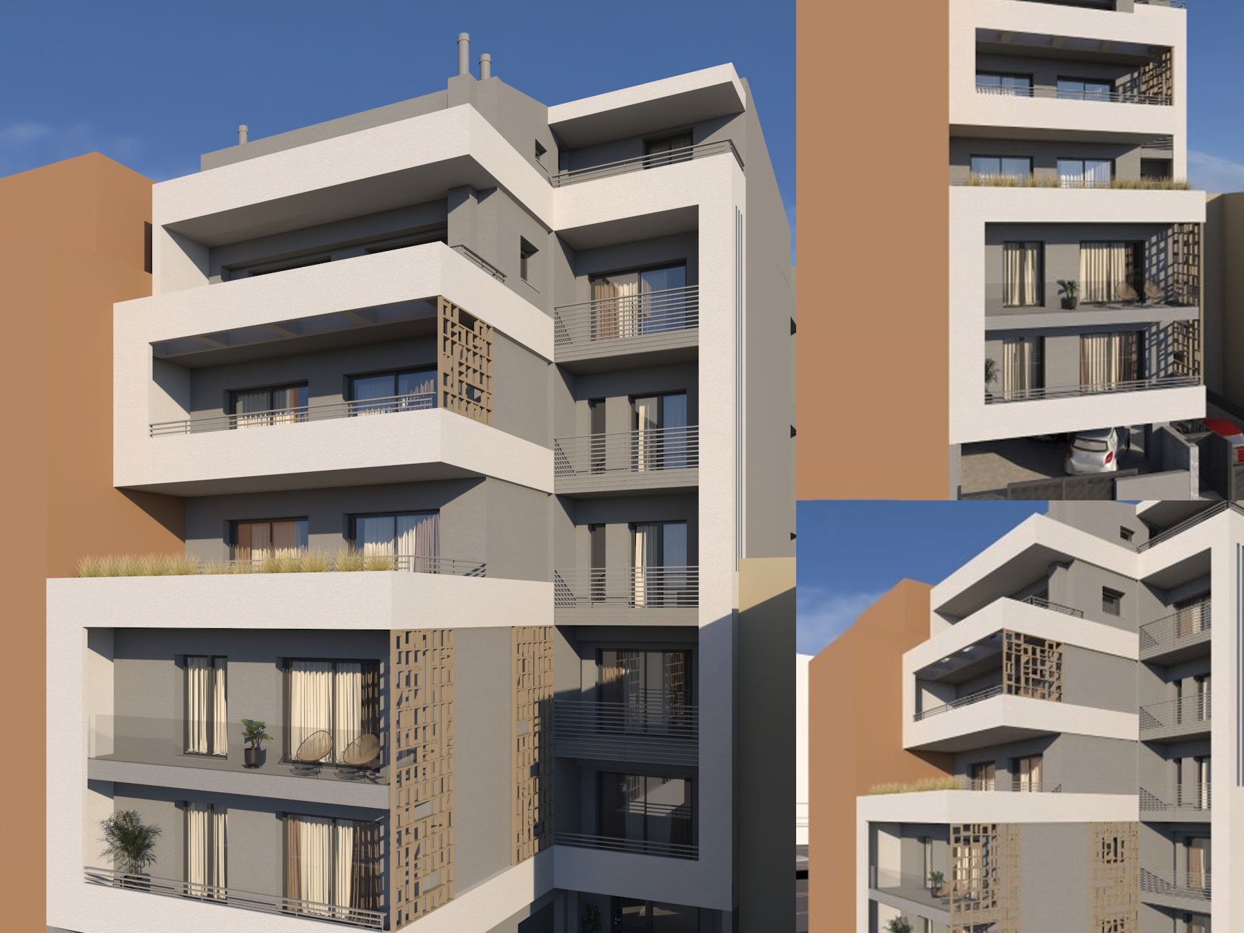 For sale, under construction, 3 bedroom apartment of 133 sq.m. 4th floor in the Center of Ioannina