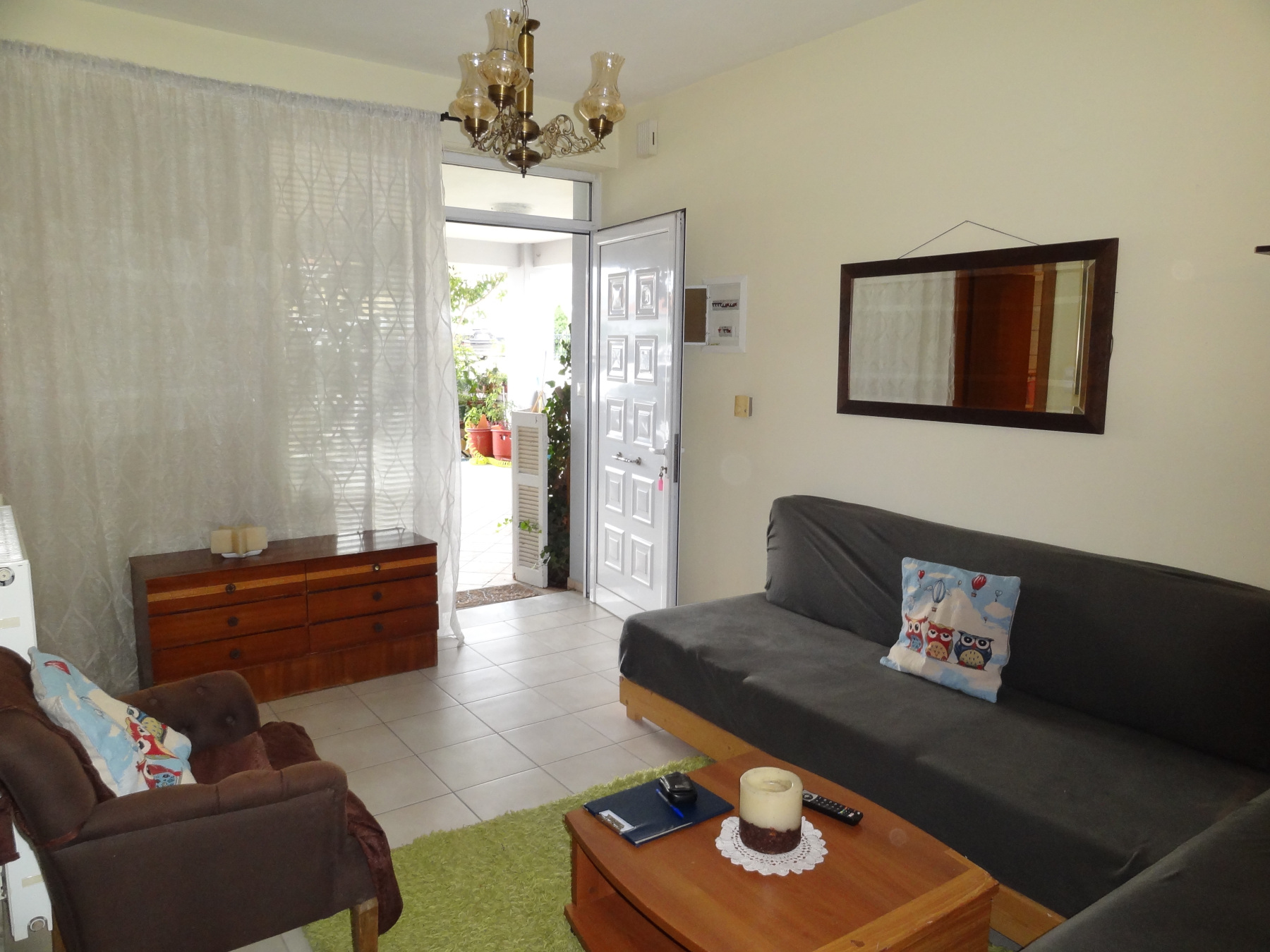 For rent fully furnished and equipped ground floor studio 48 sq.m. in Kiafa in Ioannina