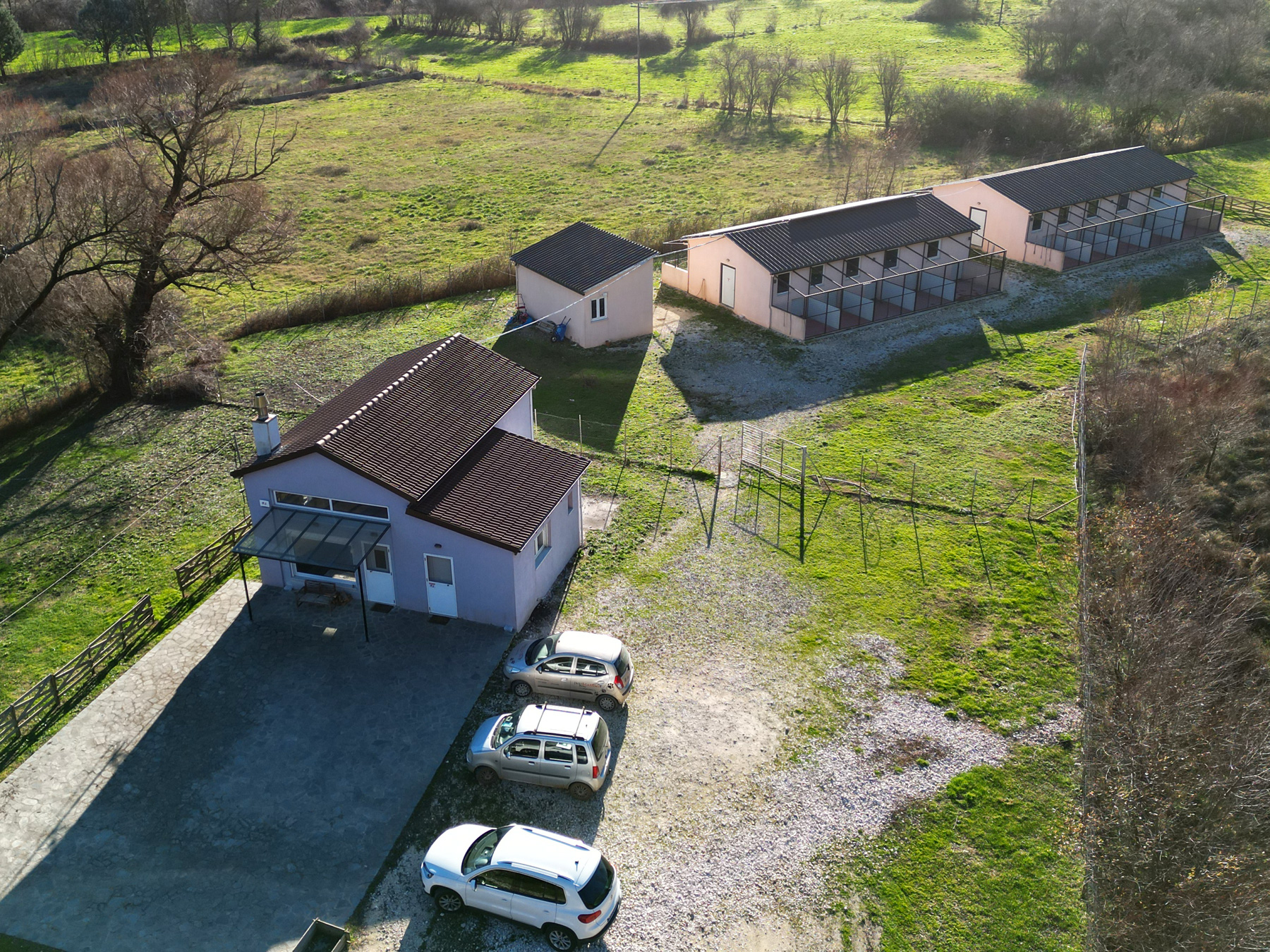 Dog hotel for sale totaling 275 sq.m. of buildings in 4,202 sq.m. area in the area of Koutseli in Ioannina