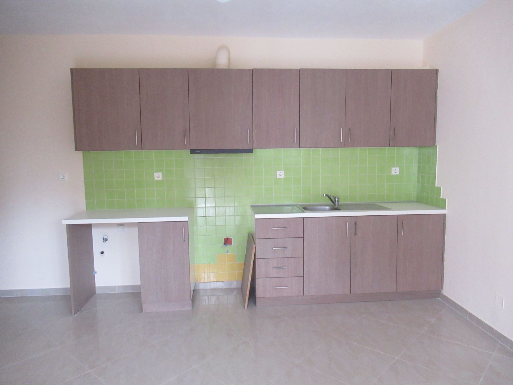 Two bedroom apartment for rent, of 40 sq.m. on the ground floor in Anatoli area Ioannina.