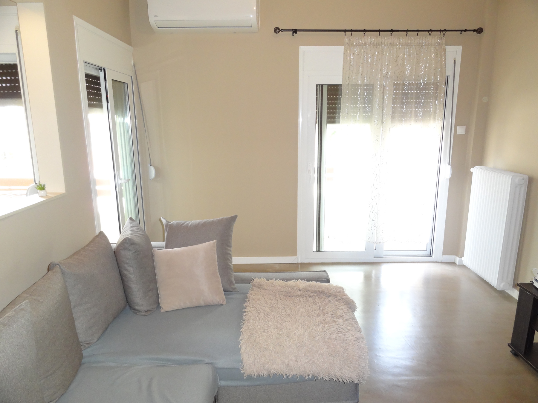 Furnished 2 bedrooms apartment 77 sq.m. for rent. 3rd floor in the area of Karavatia in Ioannina