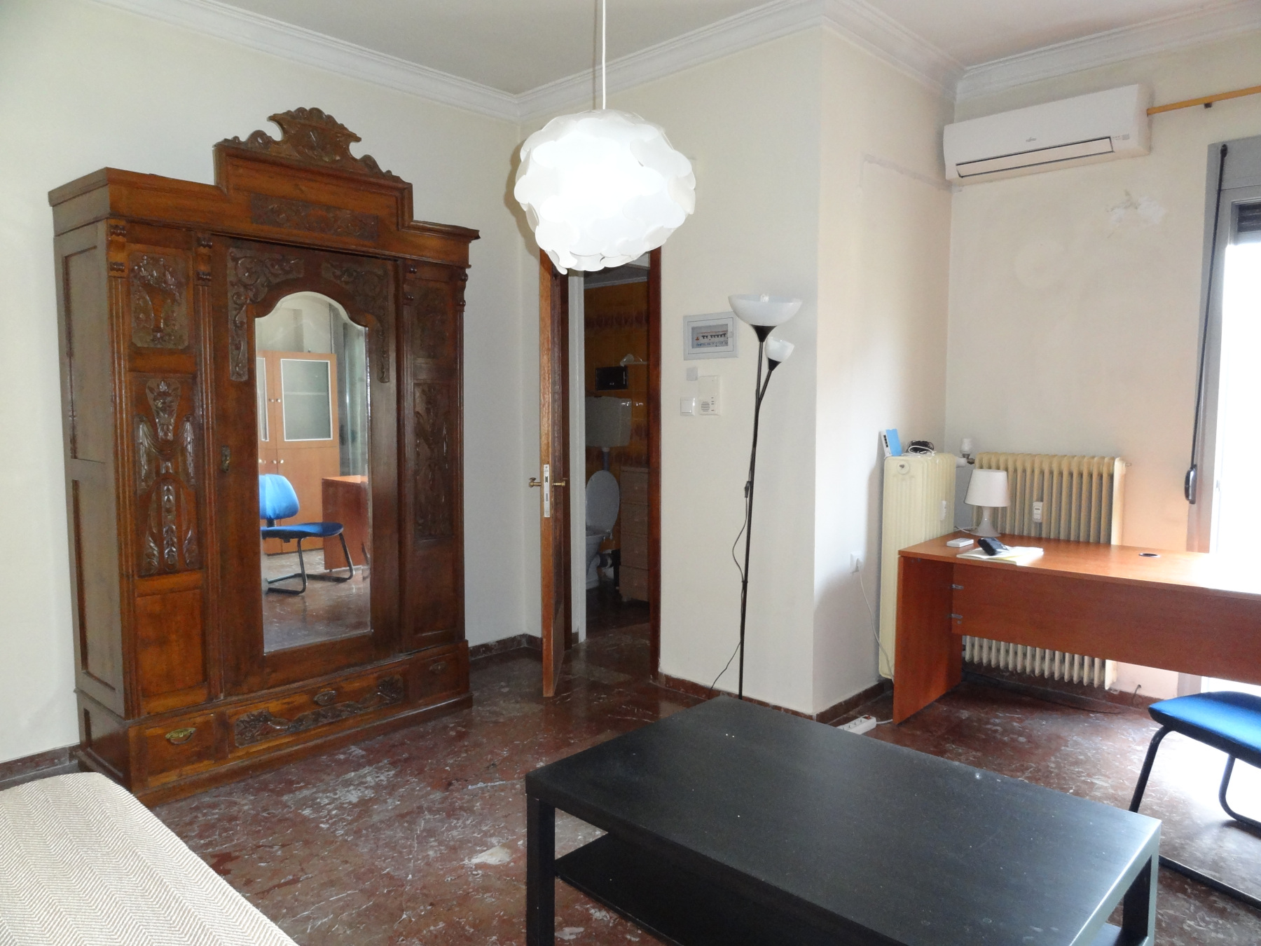 Furnished two-room studio for rent 35 sq.m. 4th floor on Dodoni Avenue in Ioannina