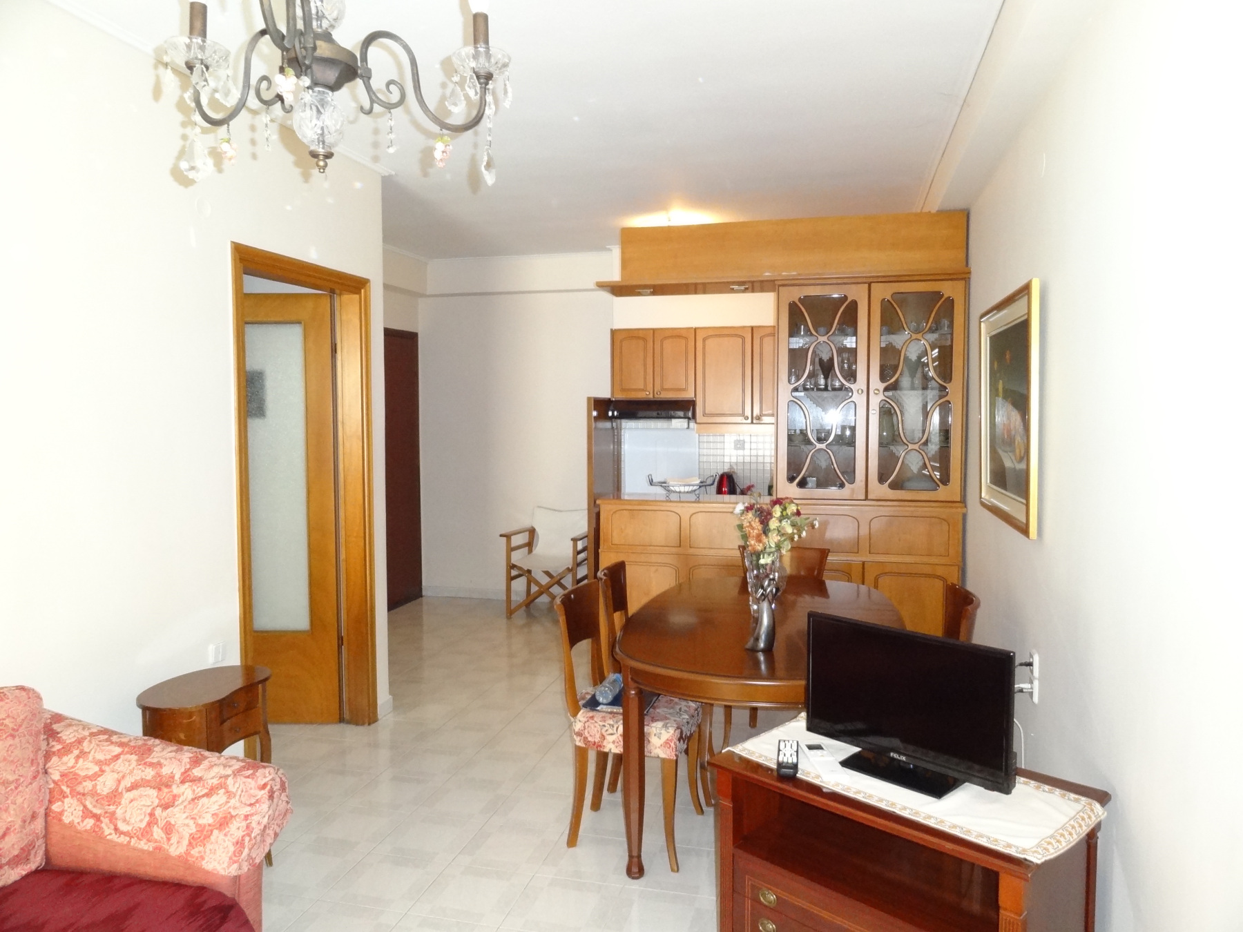 Furnished and equipped 1 bedroom apartment of 50 sq.m. for rent. 1st floor in the most central part of Ioannina