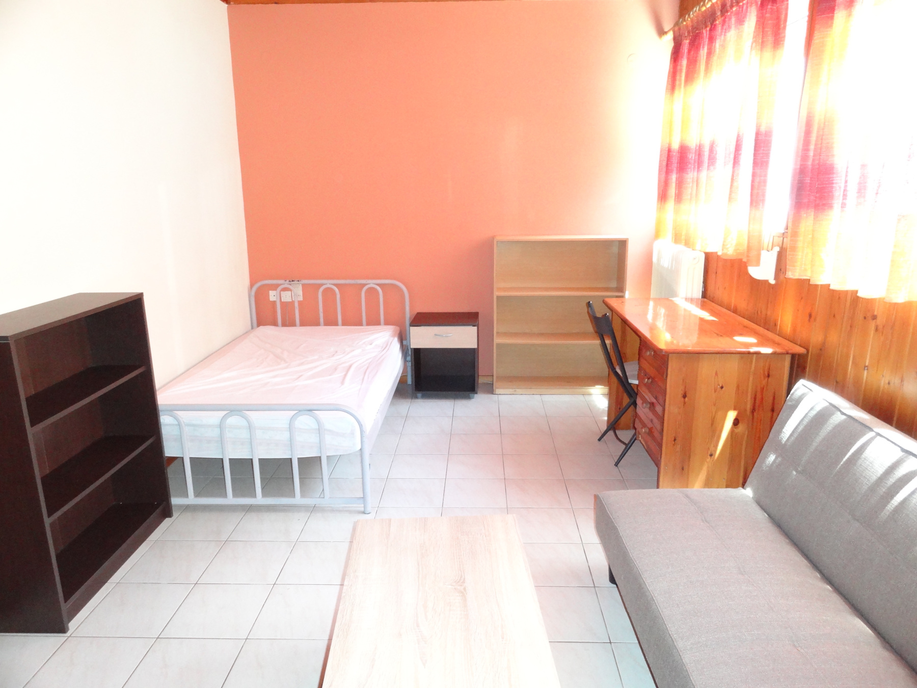 Furnished ground floor studio 39 sq.m. for rent. close to February 21 in Ioannina