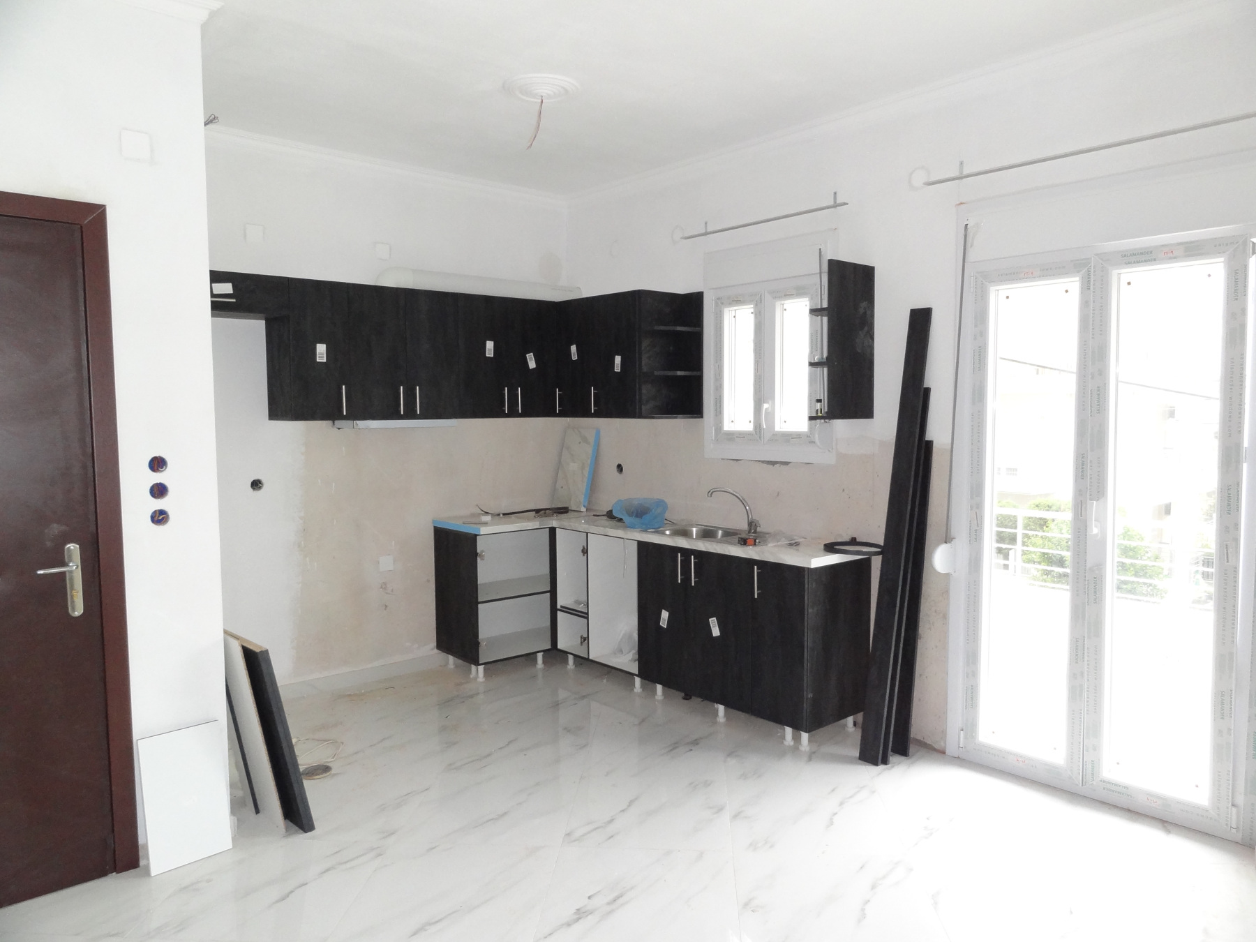 Newly built  1 bedroom apartment for rent, 44 sq.m. 1st floor in the Ampelokipoi area in Ioannina near Hatjikosta hospital