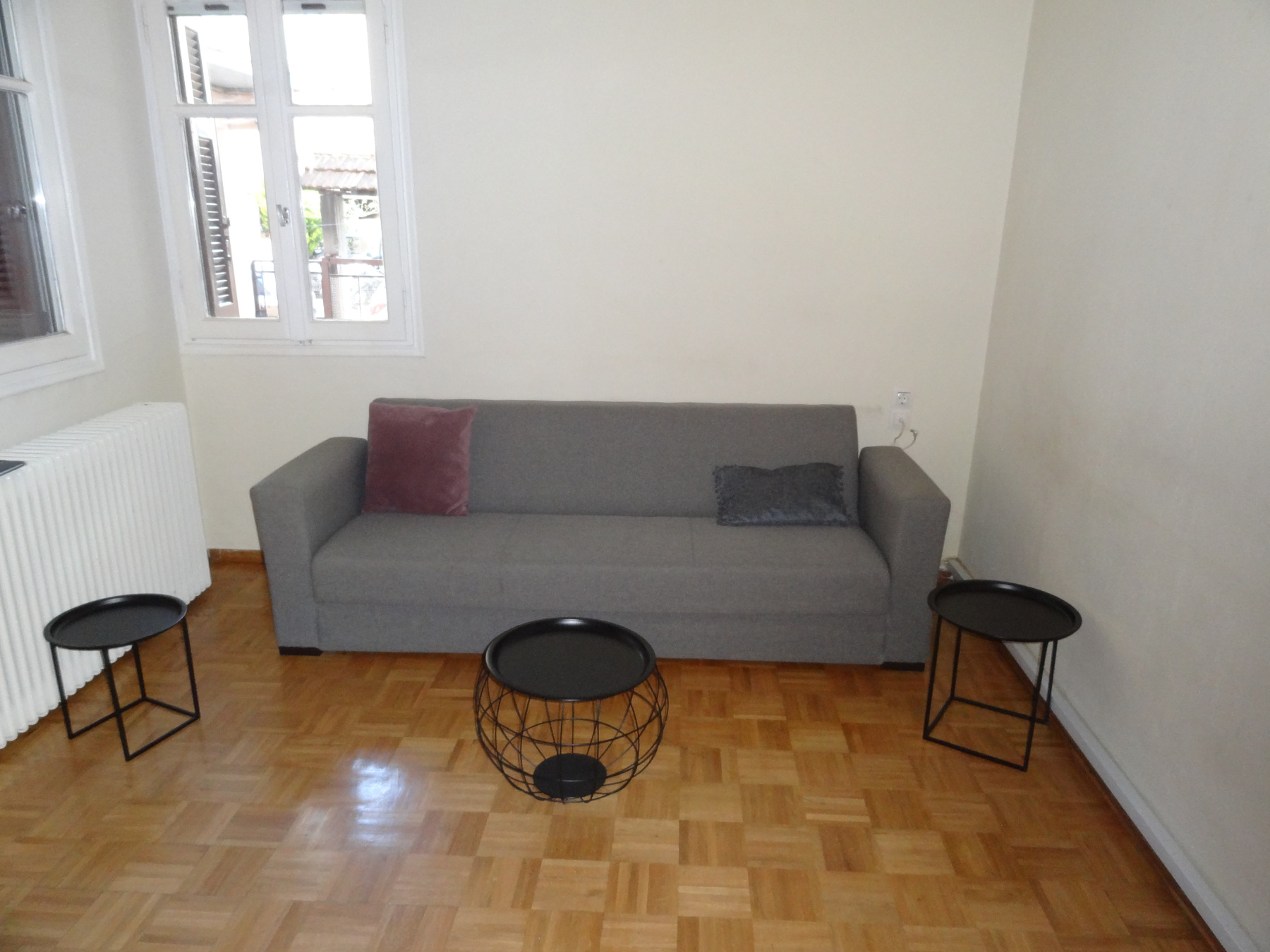 For rent ground floor furnished 1 bedroom apartment 50 sq.m. near the center of Ioannina